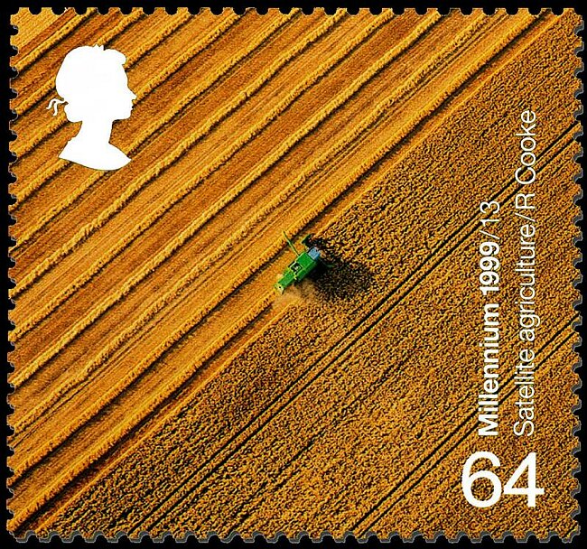 Millennium postage stamp.